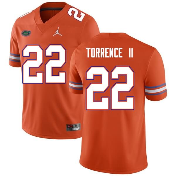 NCAA Florida Gators Rashad Torrence II Men's #22 Nike Orange Stitched Authentic College Football Jersey WRA1864GA